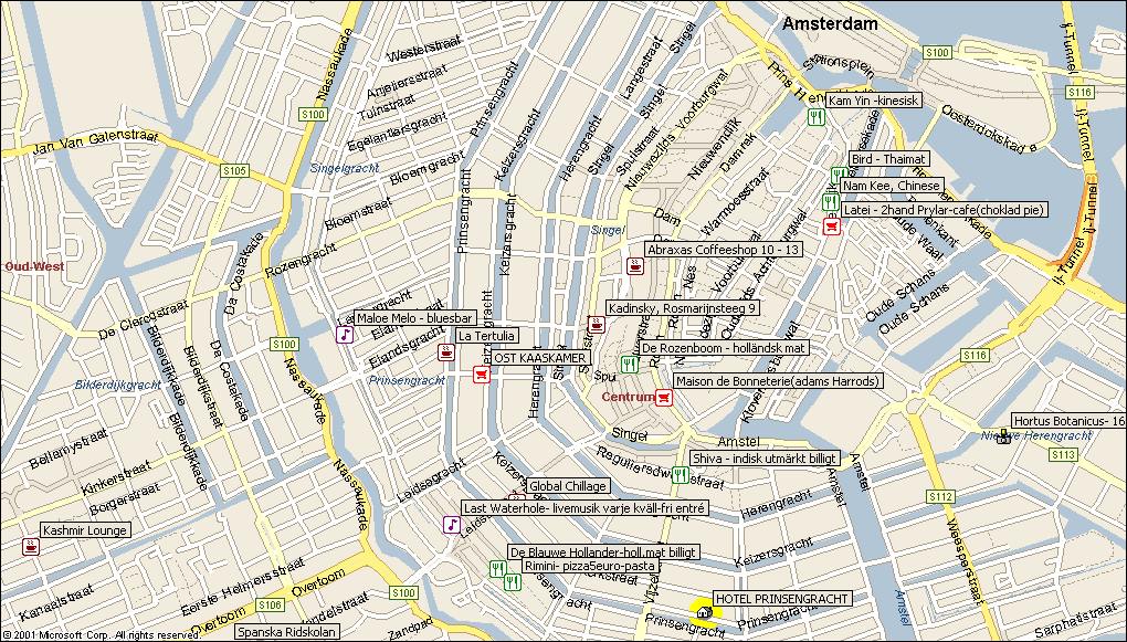 amsterdam karta Loremans amsterdam karta